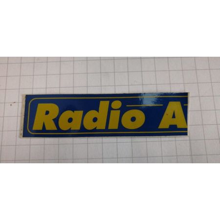 Adesivo Vintage RADIO A