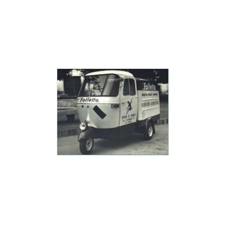 Targhetta anteriore Piaggio Ape anni 50/60  “400” RIPRODUZIONE