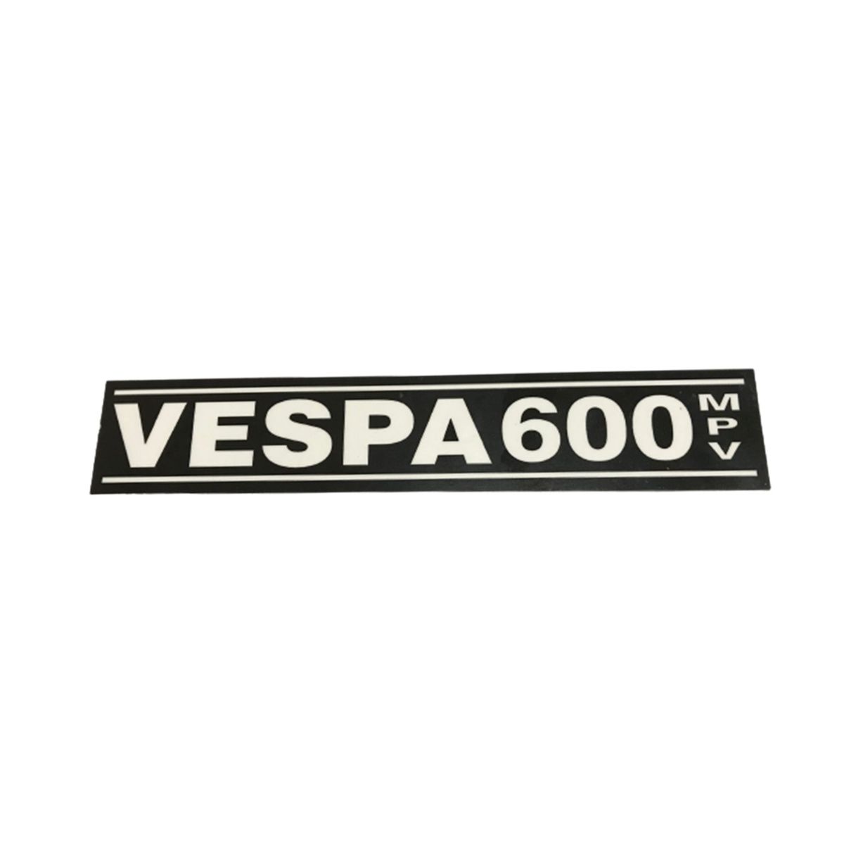 TARGHETTA 'VESPA 600 MPV'