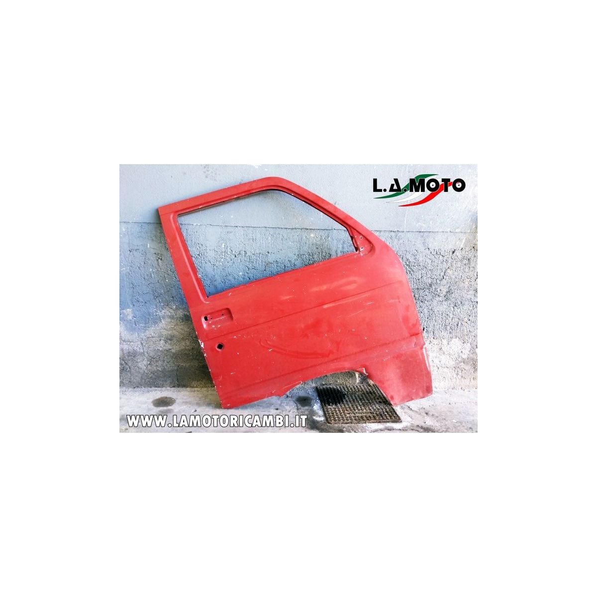 Porta portiera sportello  destro rosso nudo PIAGGIO PORTER 1300 1400 dal 98 2013