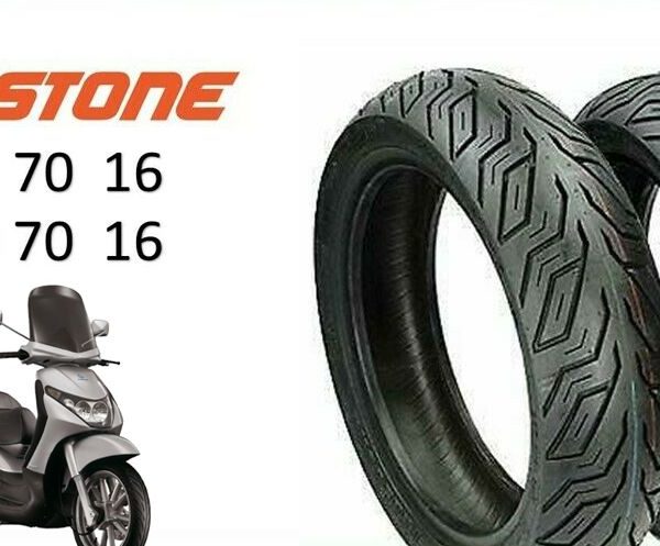 COPPIA PNEUMATICI COPERTONI GOMME DESTOONE – 140 70 16 – 110 70 16 PER SCOOTER