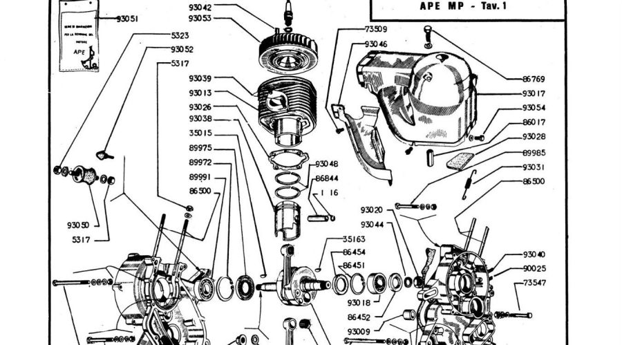 ALBERO MOTORE REVISIONATO APE MP 500/550/600 - immagine 7