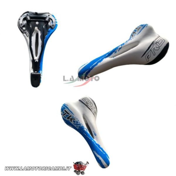 SELLA BICI MTB – MOUNTAIN BIKE – CITY BIKE – E BIKE BIANCO / BLU / NERO TKX PRO
