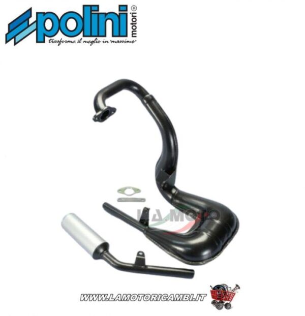MARMITTA POLINI PER MOTORI 75 85 102 VESPA 50 PK – X L -HP ESPANSIONE