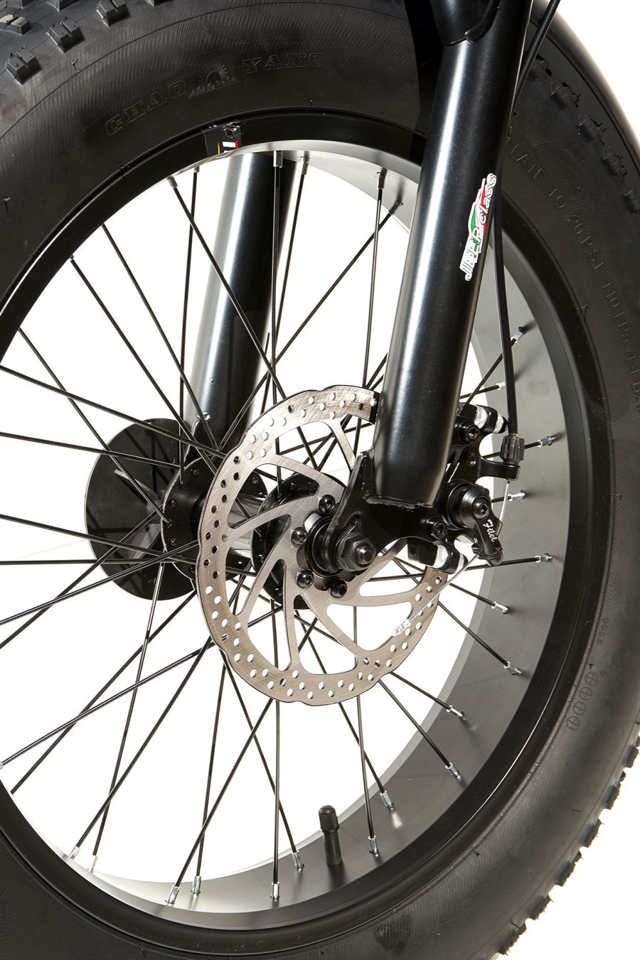 FAT BIKE 750W JEEP CLASS E-BIKE 20′ BICICLETTA BICI PIEGHEVOLE ELETTRICA 48V NERO - immagine 9