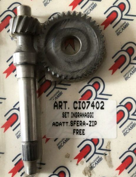 CI07402 DR SET INGRANAGGI ADATT. SFERA ZIP FREE MOTORINO SCOOTER