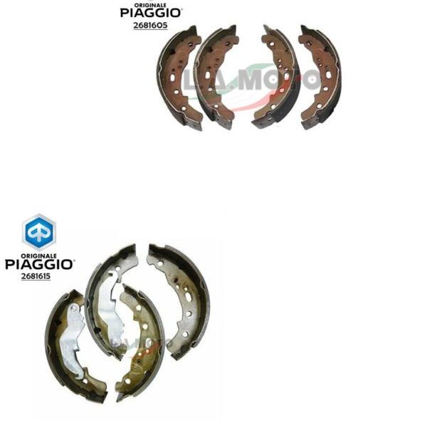 2681605 – 2681615 KIT SERIE GANASCE ANTERIORI E POSTERIORI PIAGGIO POKER DIESEL BENZINA