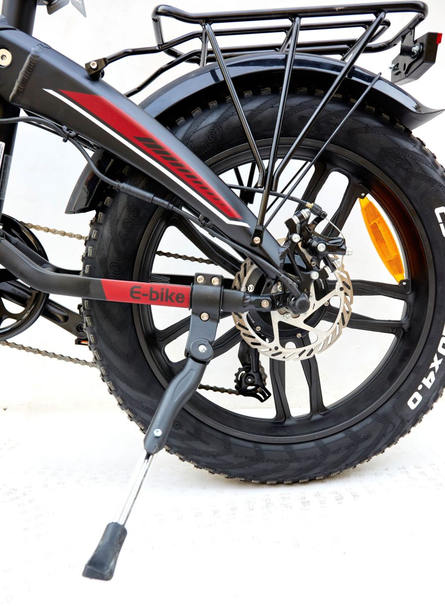 BICICLETTA ELETTRICA E-BIKE FAT BIKE BICI PIEGHEVOLE BIAMMORTIZZATA MADICKS 250W - immagine 4