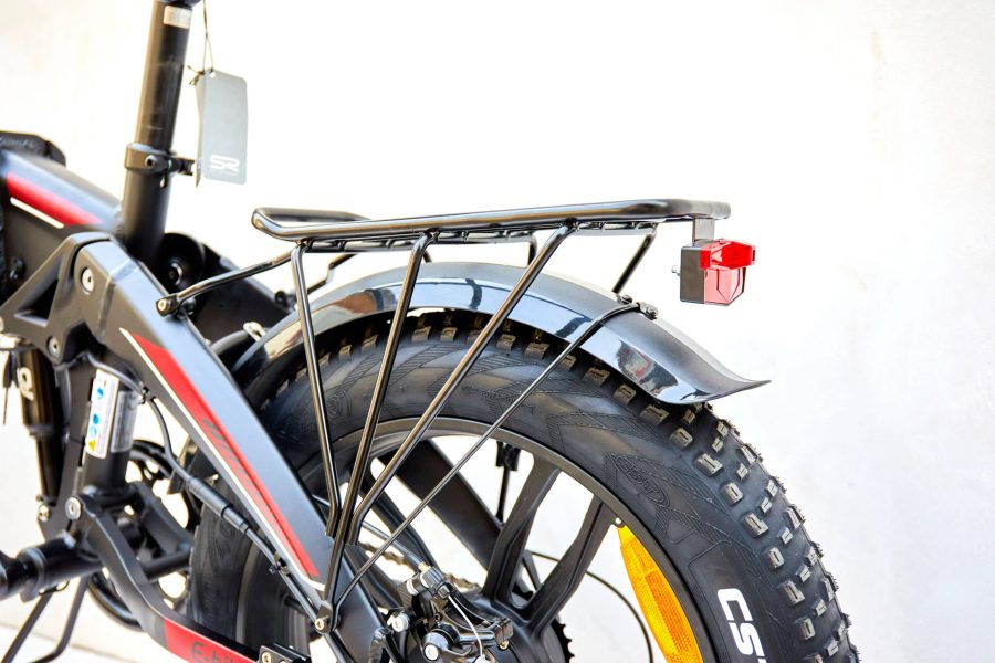 BICICLETTA ELETTRICA E-BIKE FAT BIKE BICI PIEGHEVOLE BIAMMORTIZZATA MADICKS 250W - immagine 5
