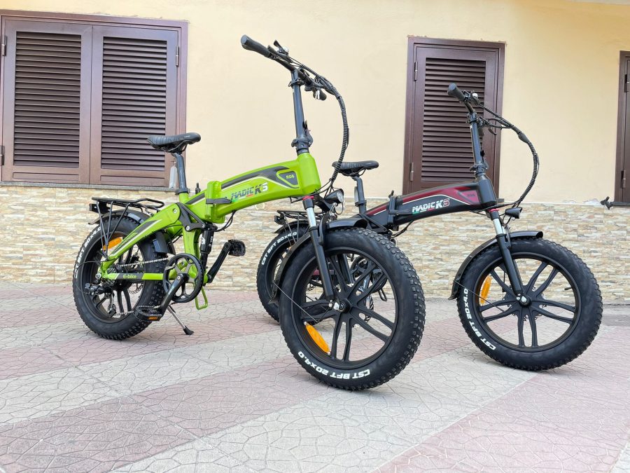 BICICLETTA ELETTRICA E-BIKE FAT BIKE BICI PIEGHEVOLE BIAMMORTIZZATA MADICKS 250W - immagine 10