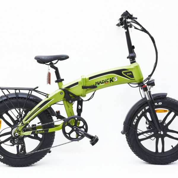 BICICLETTA ELETTRICA E-BIKE FAT BIKE BICI PIEGHEVOLE BIAMMORTIZZATA MADICKS 250W