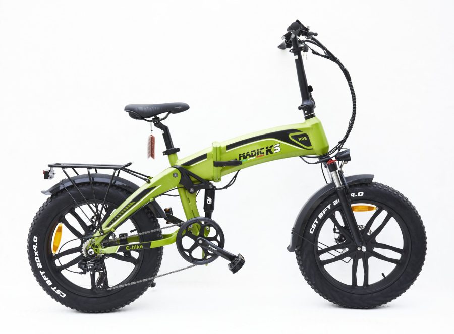 BICICLETTA ELETTRICA E-BIKE FAT BIKE BICI PIEGHEVOLE BIAMMORTIZZATA MADICKS 250W
