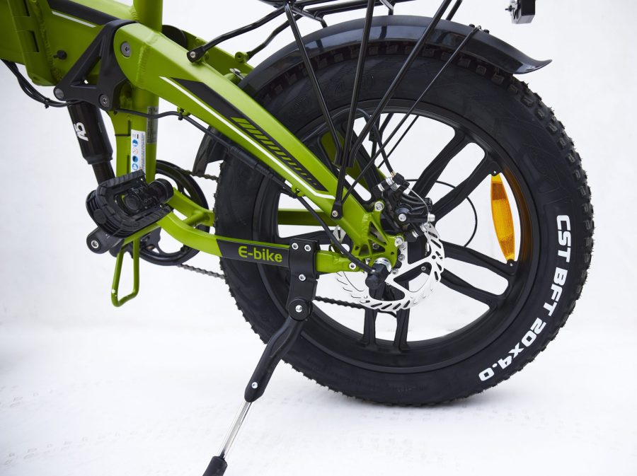 BICICLETTA ELETTRICA E-BIKE FAT BIKE BICI PIEGHEVOLE BIAMMORTIZZATA MADICKS 250W - immagine 6