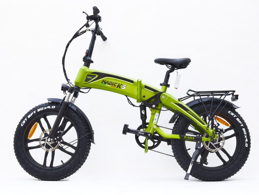 BICICLETTA ELETTRICA E-BIKE FAT BIKE BICI PIEGHEVOLE BIAMMORTIZZATA MADICKS 250W - immagine 10