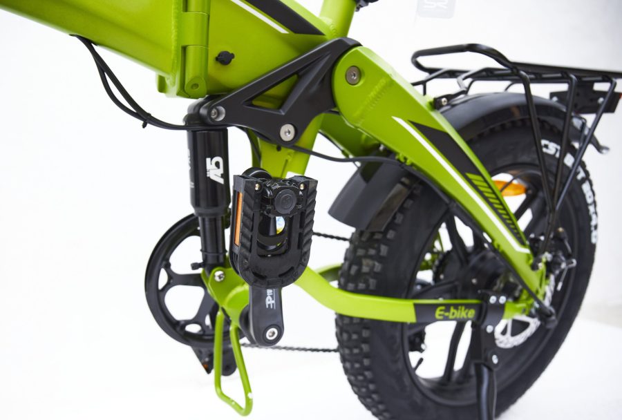 BICICLETTA ELETTRICA E-BIKE FAT BIKE BICI PIEGHEVOLE BIAMMORTIZZATA MADICKS 250W - immagine 11