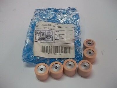 KIT 6 RULLI PIAGGIO 19 x 15,5 PESO 7,5 gr CM1102015