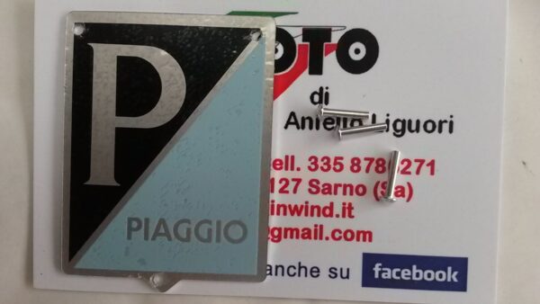SCUDETTO PIAGGIO 3 FORI