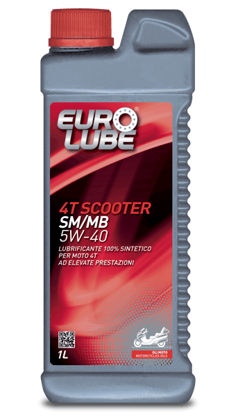 OLIO MOTORE 4T SCOOTER SM/MB 5W-40 EUROLUBE 1 LITRO