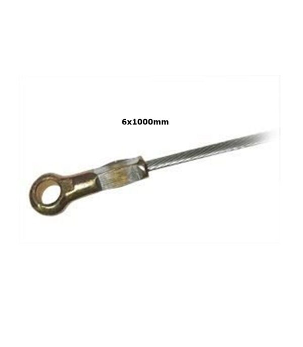 CAVO FRENO POSTERIORE TERMINALE AD ANELLO 3X1000mm