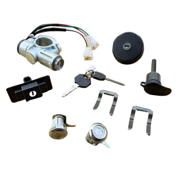 613768  ORIGINALE PIAGGIO KIT SERRATURE AVVIAMENTO APE QUARGO 500 750
