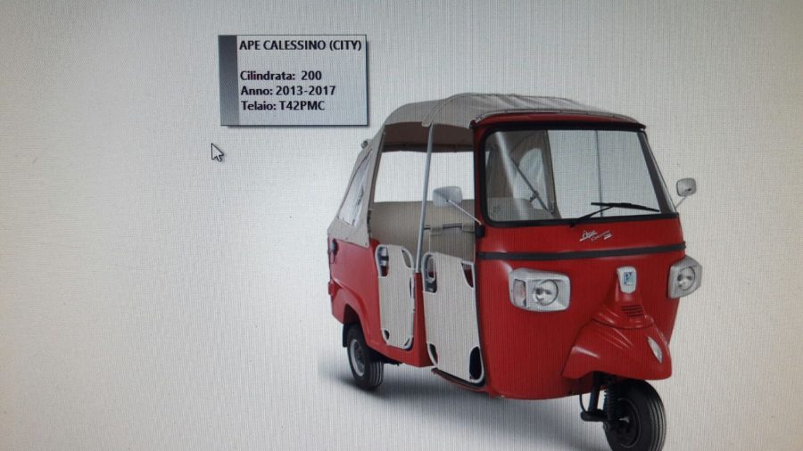 CERCHIO RUOTA COMPLETO INTERNO ED ESTERNO PIAGGIO APE CALESSINO B041699 B041700 - immagine 5