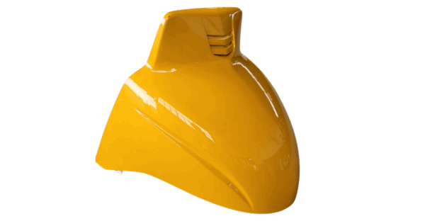B073882 PARAFANGO ANTERIORE GIALLO APE CALESSINO 200 ORIGINALE PIAGGIO