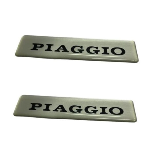 182346 COPPIA TARGHETTA “PIAGGIO” PER SI