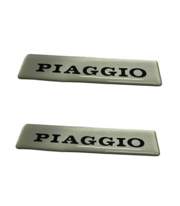 182346 COPPIA TARGHETTA “PIAGGIO” PER SI