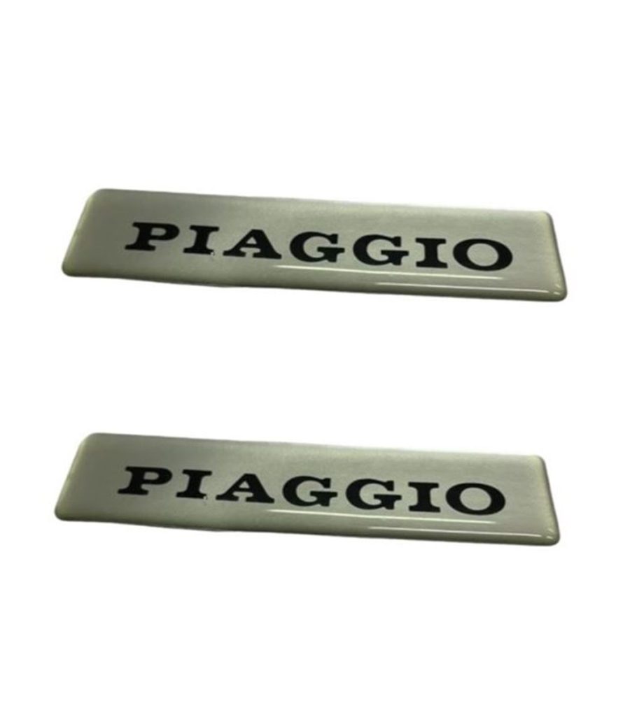 182346 COPPIA TARGHETTA “PIAGGIO” PER SI