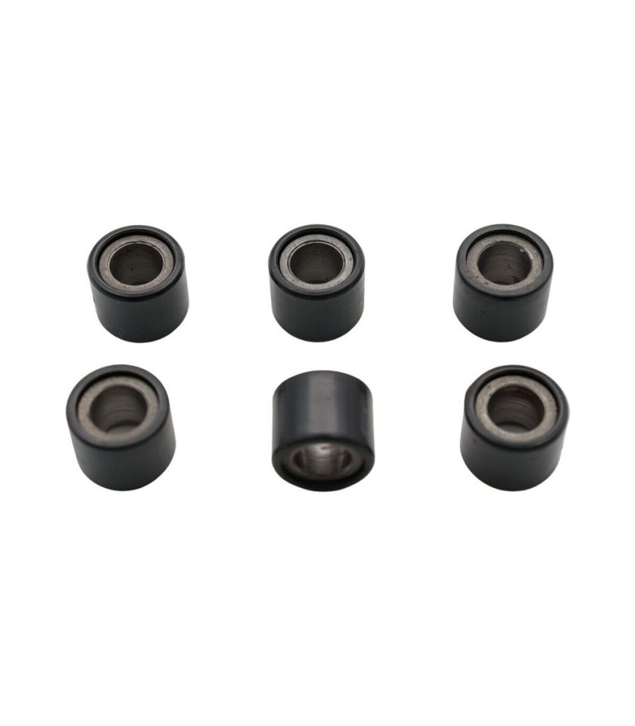 KIT 6 RULLI ROLLER MASSETTE VARIATORE PIAGGIO ZIP SP 96 / 2000 NRG RST MC2
