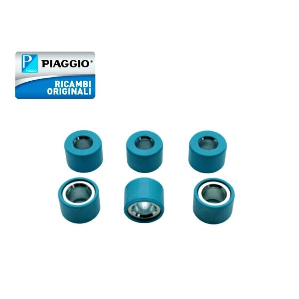 KIT 6 RULLI VARIATORE ORIGINALE PIAGGIO LIBERTY 125 - PIAGGIO HEXAGON LX4 125