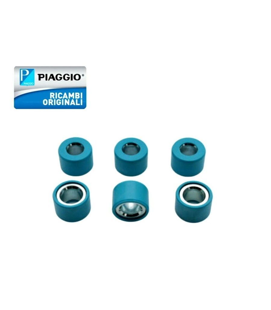 KIT 6 RULLI VARIATORE ORIGINALE PIAGGIO LIBERTY 125 - PIAGGIO HEXAGON LX4 125
