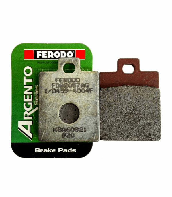 COPPIA PASTIGLIE FRENO ANTERIORI/POSTERIORI ARGENTO FERODO FDB2057AG