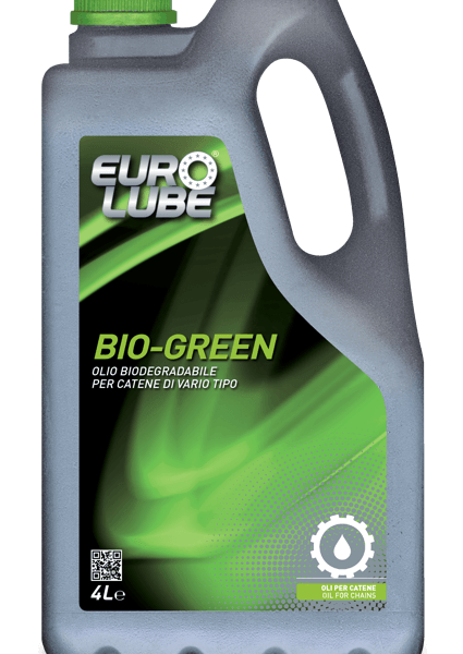 OLIO PER CATENE E MOTOSEGA EUROLUBE BIO-GREEN BIODEGRADABILE 4 litri