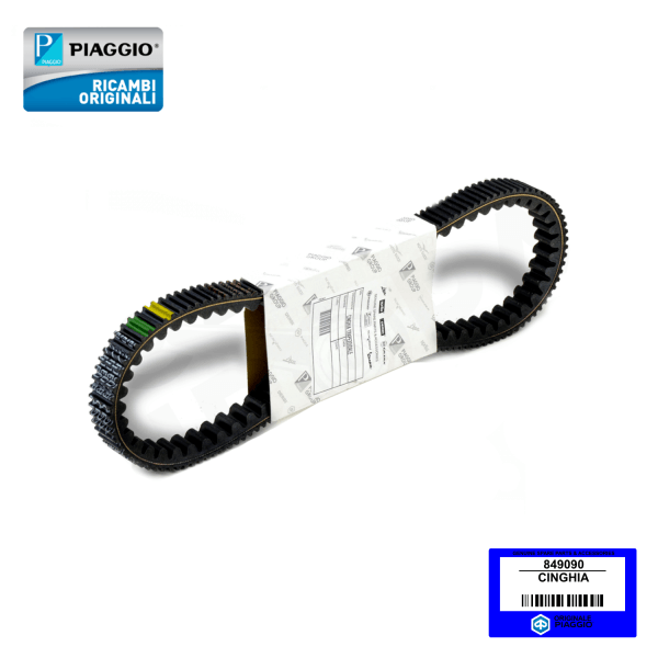 849090 - CINGHIA TRASMISSIONE ORIGINALE PIAGGIO BEVERLY - X10 - MP3