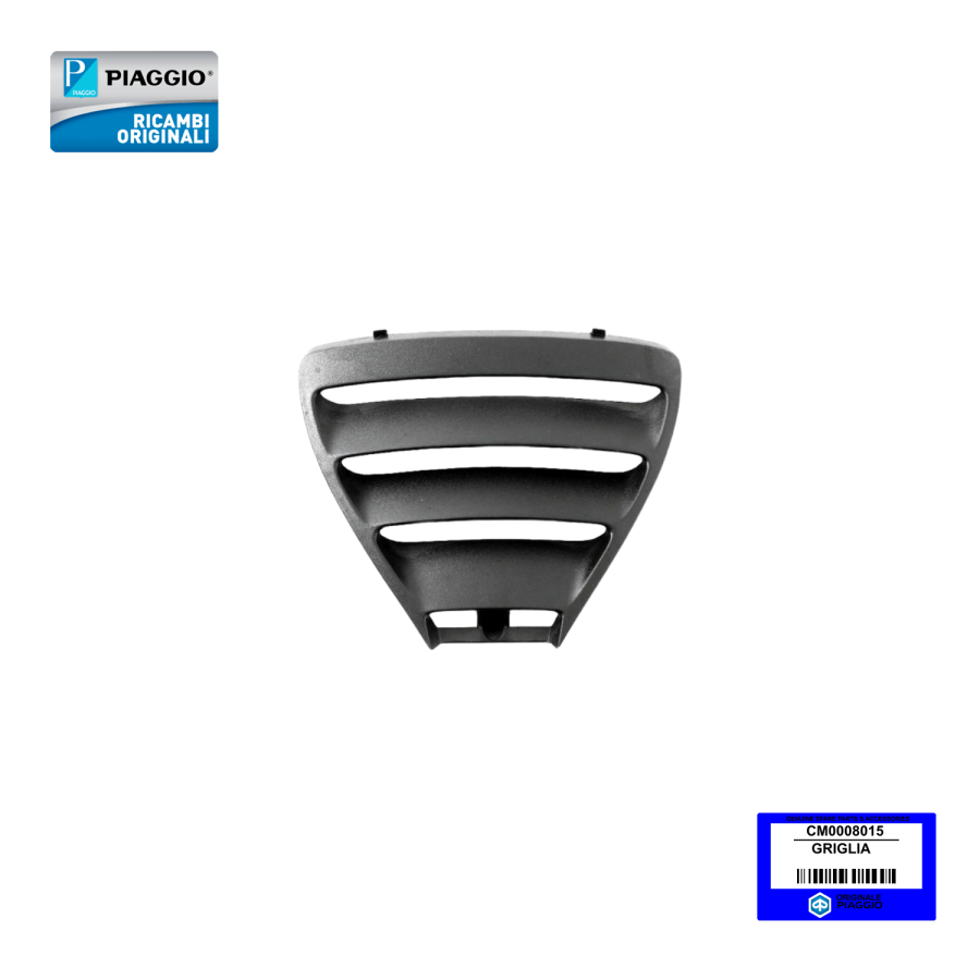 CM0008015 - GRIGLIA NERA SCUDO ANTERIORE ORIGINALE PIAGGIO NRG NTT