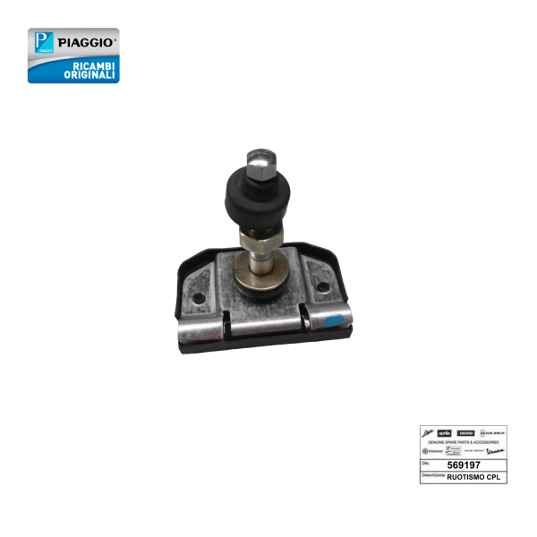 RUOTISMO COMPLETO MOTORINO TERGICRISTALLO ORIGINALE PIAGGIO APE CALESSINO CLASSIC MP 601 569197
