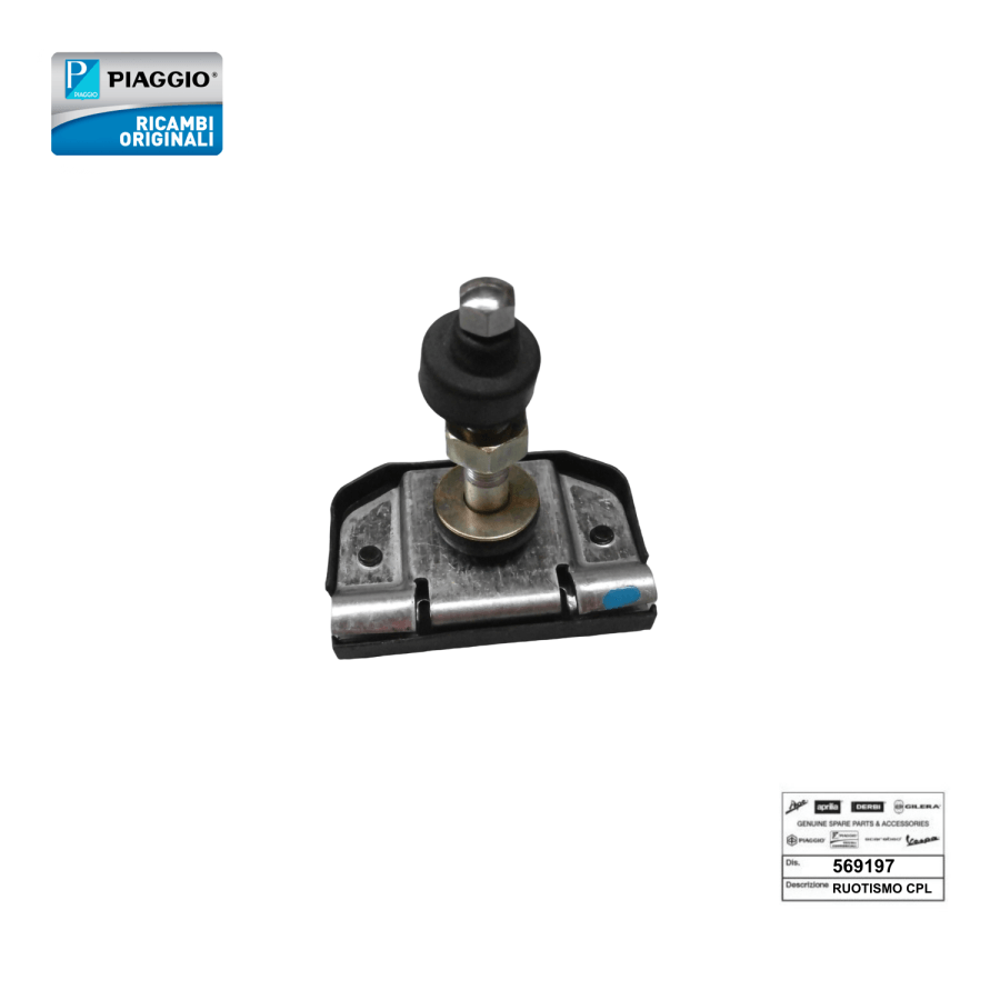 RUOTISMO COMPLETO MOTORINO TERGICRISTALLO ORIGINALE PIAGGIO APE CALESSINO CLASSIC MP 601 569197