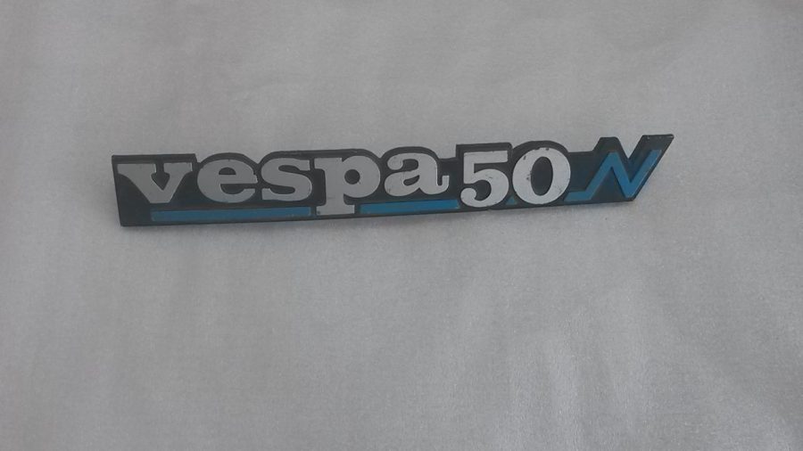 TARGHETTA IN ALLUMINIO VESPA 50 N