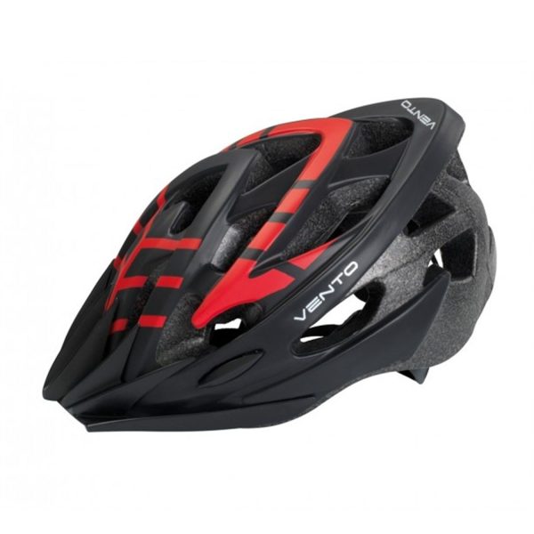 CASCO BICI ADULTO BLACK-RED MATT 235G
