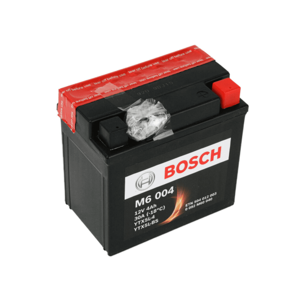 M6004 - BATTERIA MOTO BOSCH YTX5L-BS 12V 4AH HONDA SH 100 - BOOSTER 100