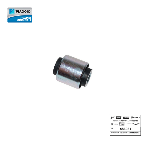 486081 - SILENT BLOCK ATTACCO MOTORE ORIGINALE PIAGGIO VESPA - LIBERTY - BEVERLY