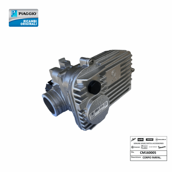 CM160005 - CORPO FARFALLATO CON CENTRALINA ELETTRONICA ORIGINALE PIAGGIO