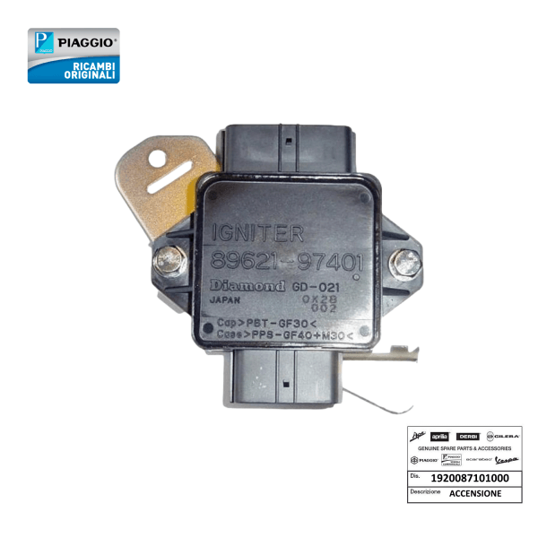 1920087101000 - CENTRALINA ACCENSIONE ORIGINALE PIAGGIO PORTER UP DATE 1300 2009-2010