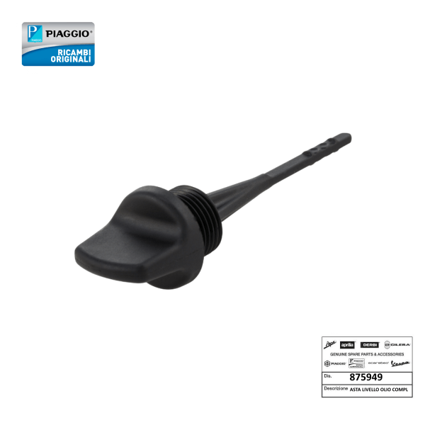 875949 - ASTA LIVELLO OLIO COMPLETA ORIGINALE PIAGGIO BEVERLY MP3 VESPA X7