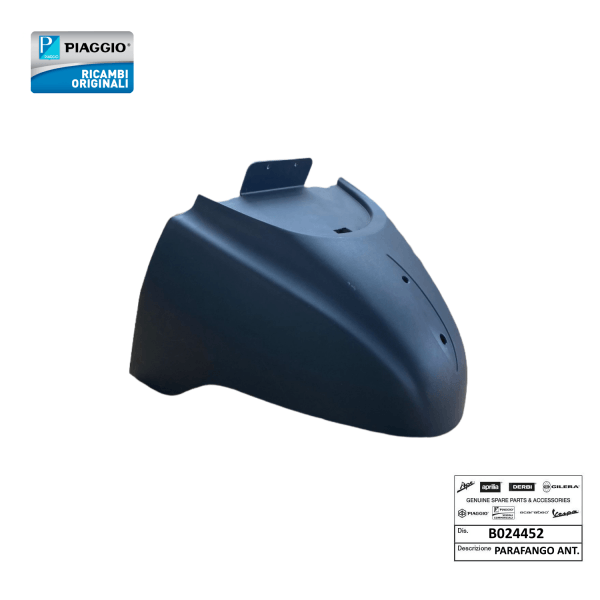 B024452 - PARAFANGO ANTERIORE ORIGINALE PIAGGIO APE CALESSINO SENZA CRESTA