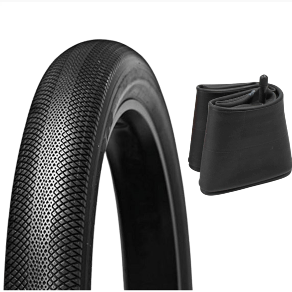 COPERTONE SPEEDSTER + CAMERA D'ARIA FATBIKE 20 X 4.00 LISCIO