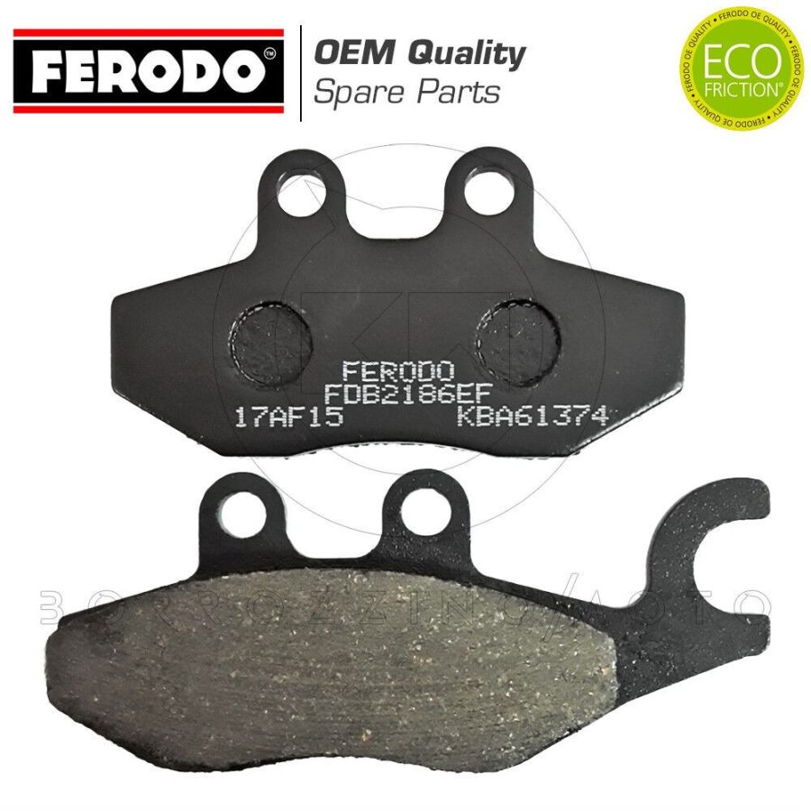 FDB2186EF PASTIGLIE FRENO POSTERIORE FERODO  PIAGGIO BEVERLY 300 2011 - 2015