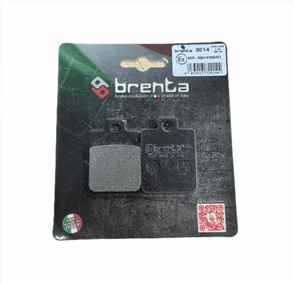 BRENTA COPPIA PASTIGLIE FRENO ORGANICHE 3014