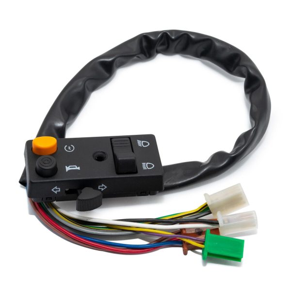 B024477 COMMUTATORE PULSANTE LUCI CLACSON PIAGGIO APE CALESSINO